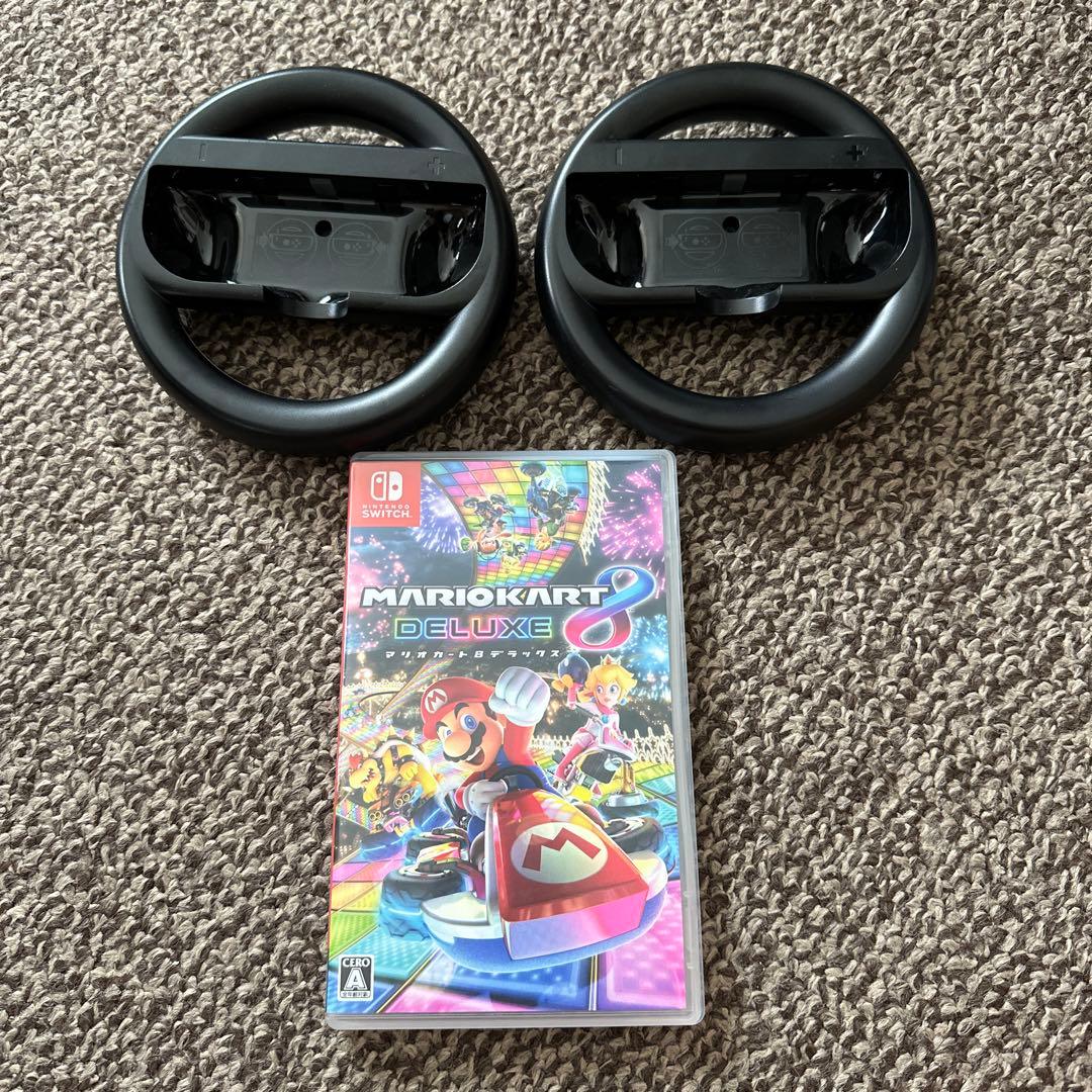 マリオカート8 デラックス + ハンドル2個セット