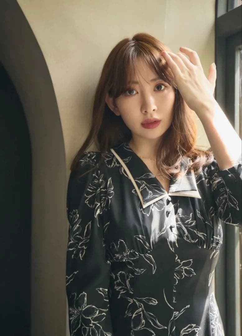 ワンピース Her lip to Limoges Floral Midi Dress M