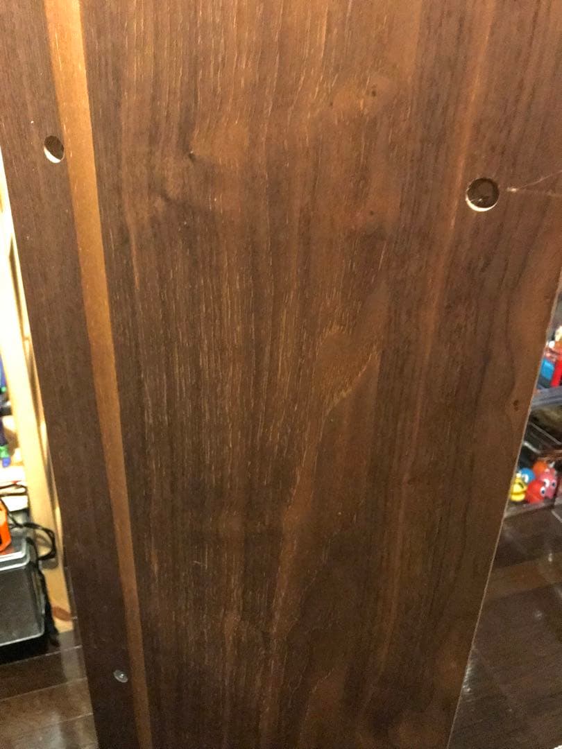 無印良品　スタッキングシェルフ　ワイド　３段　ウォールナット材