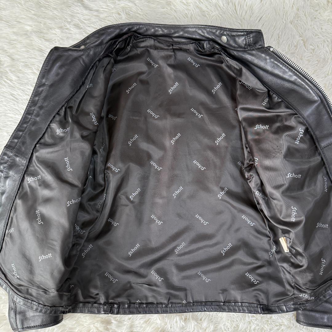 ゆうちゃん様⭐️米国製40 Schott ショット 641 シングルライダース