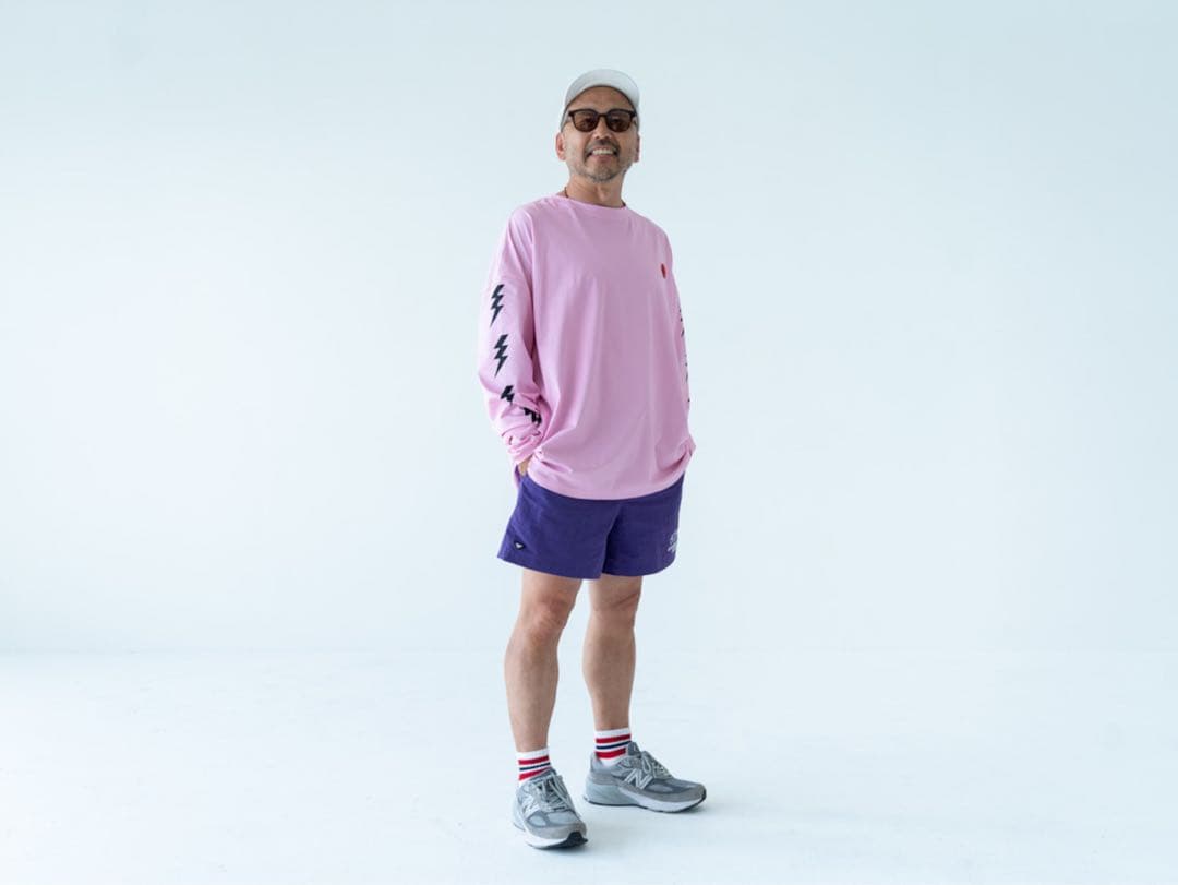 SULLO スージョOSFA LS TEE+SKIP SHORTSのセット