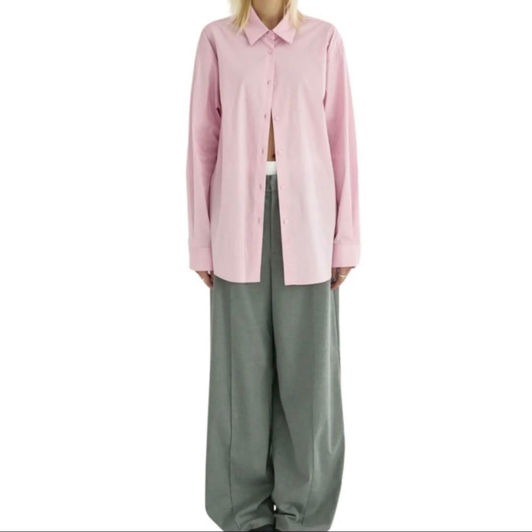 STUDIO DOE★ストライプ シャツ ピンク【日本未入荷】