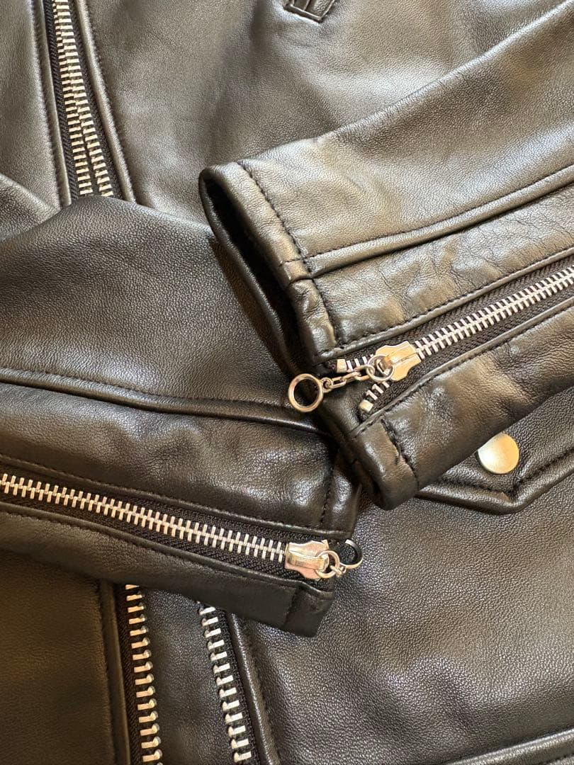 【美品】レトログレード ダブルライダース L ブラック