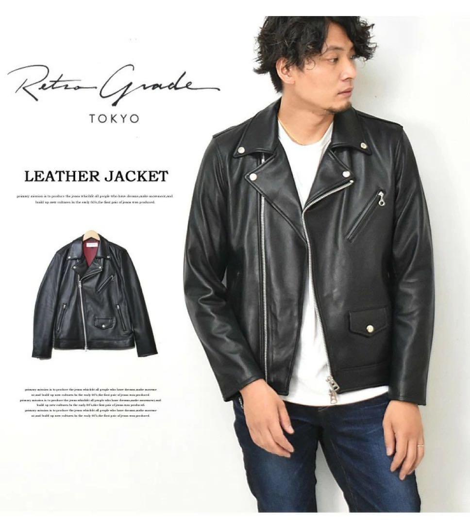 【美品】レトログレード ダブルライダース L ブラック