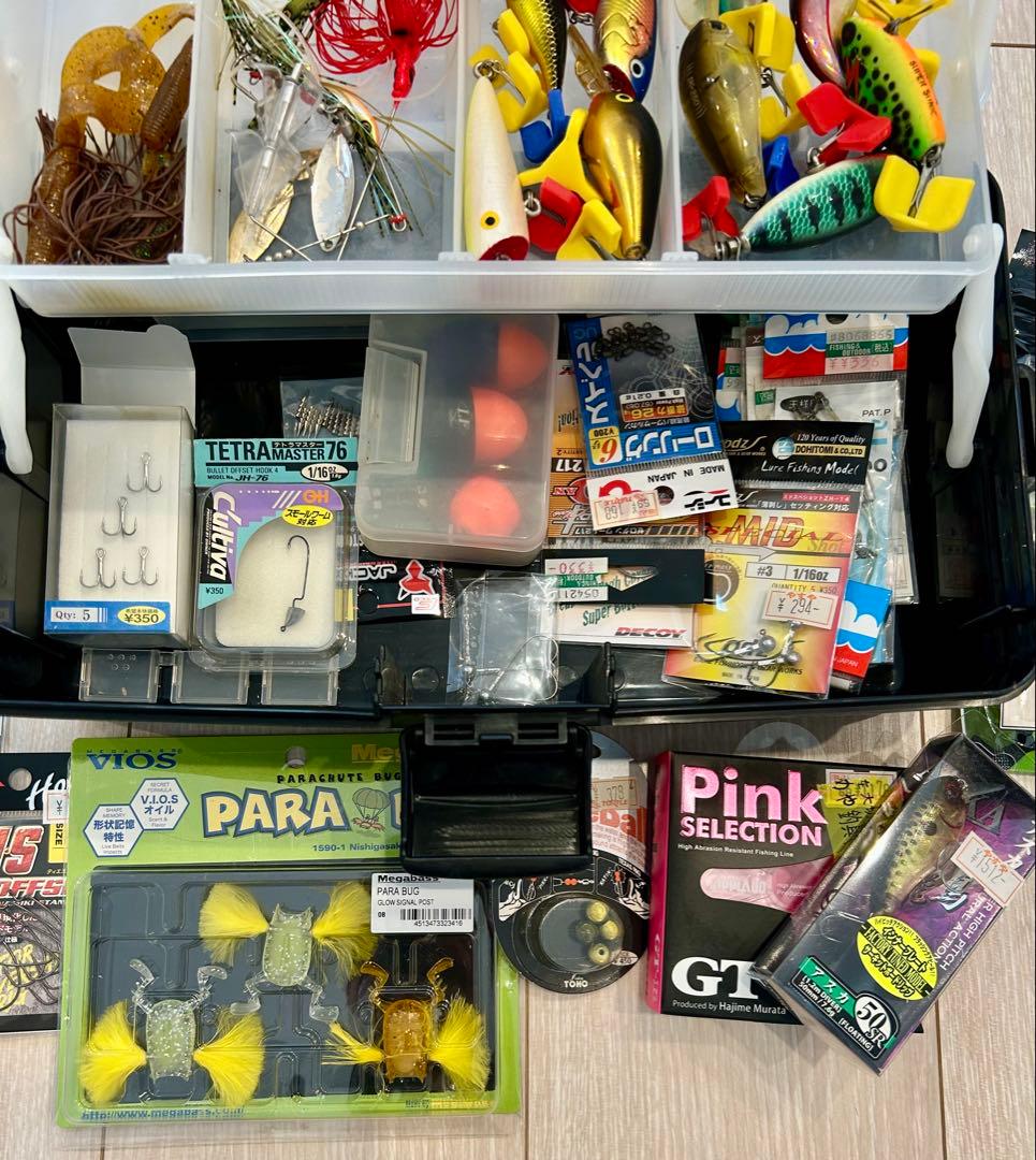 【引退品 お得まとめ売り】ルアー中心の道具BOX全て