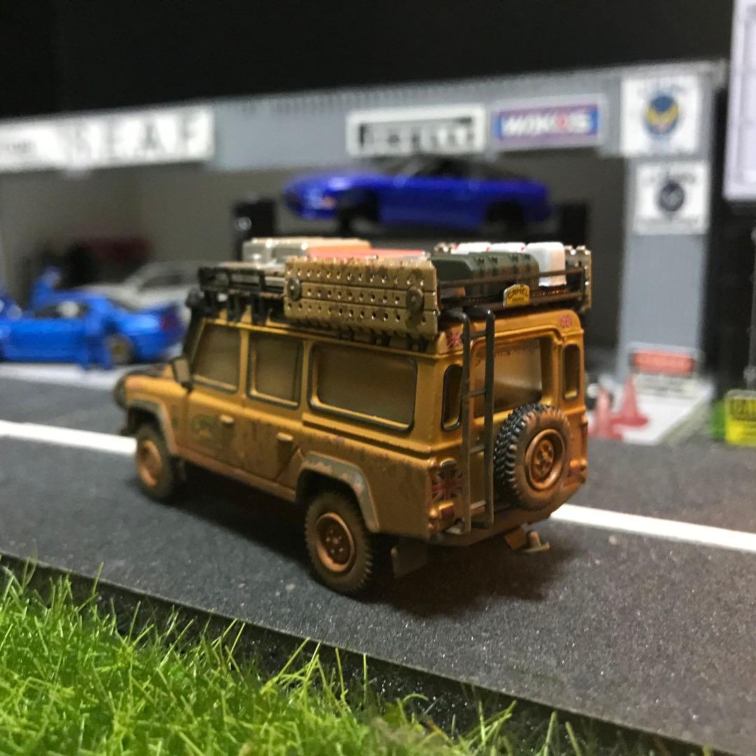 MINI GT 1/64 ランドローバー ディフェンダー キャメル　ウェザリング