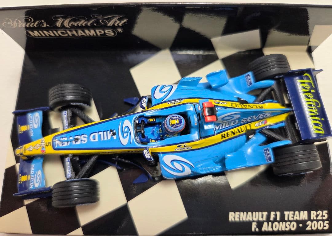 1/43　ルノーF1　R25・R26　アロンソ　マイルドセブン仕様