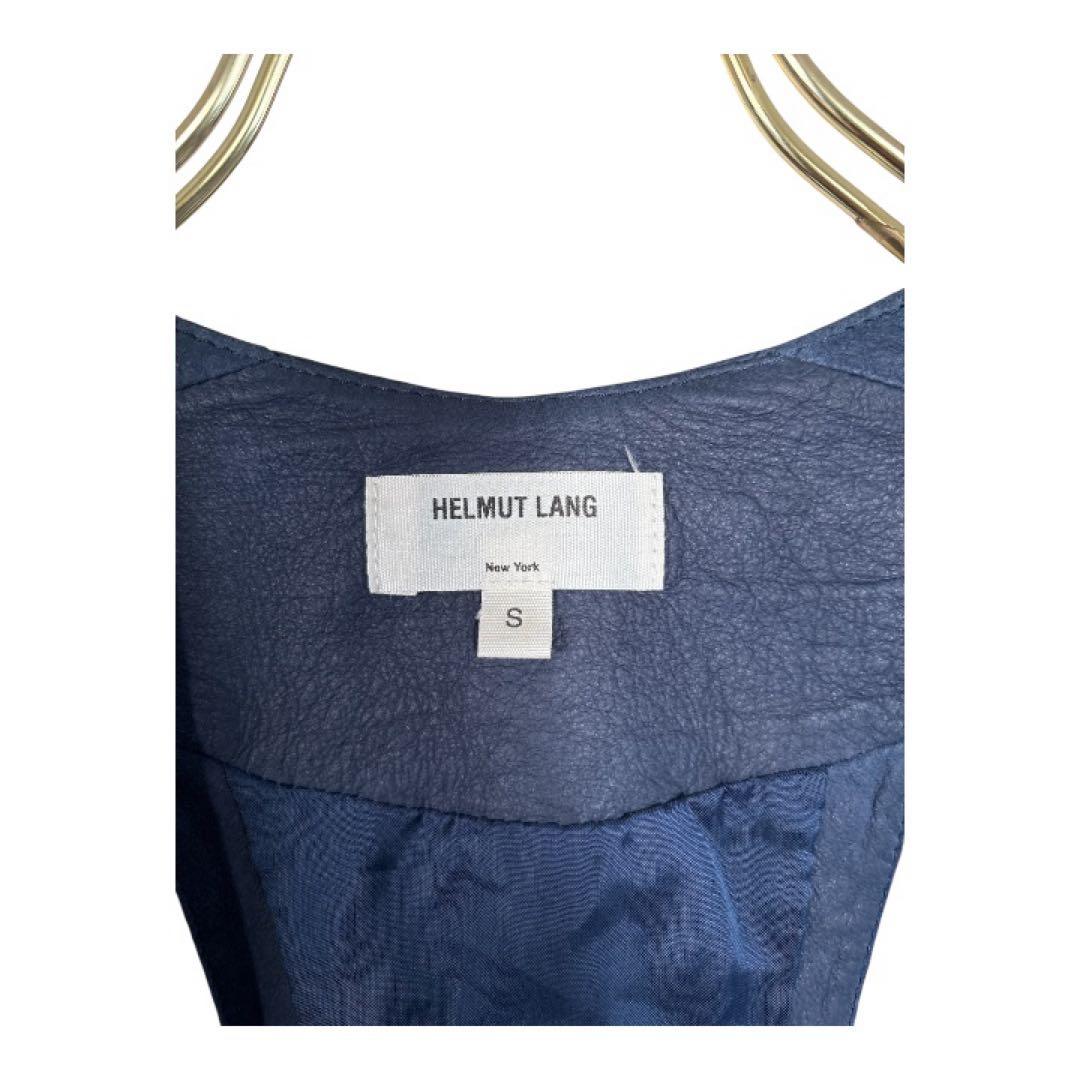 HELMUT LANG ヘルムートラング　アシンメトリー　ベスト　羊革