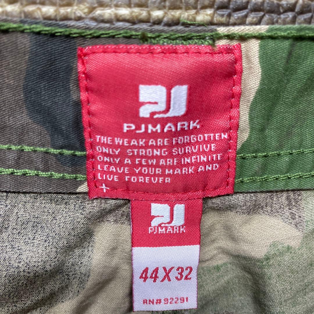PJMARK 迷彩 カーゴパンツ 4ポケット　W44 FUBU ミリタリー