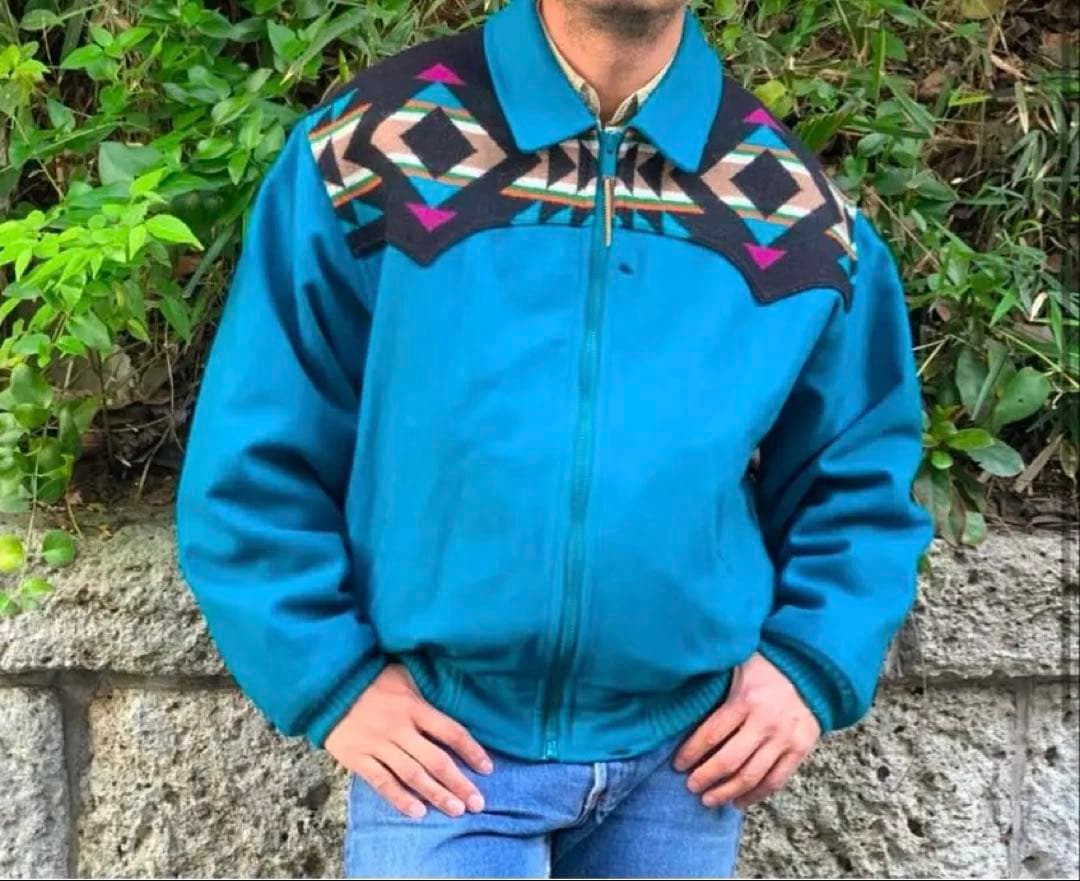 m*9様 Pendleton ウエスタンジャケット 70s ペンドルトン　ネイテ