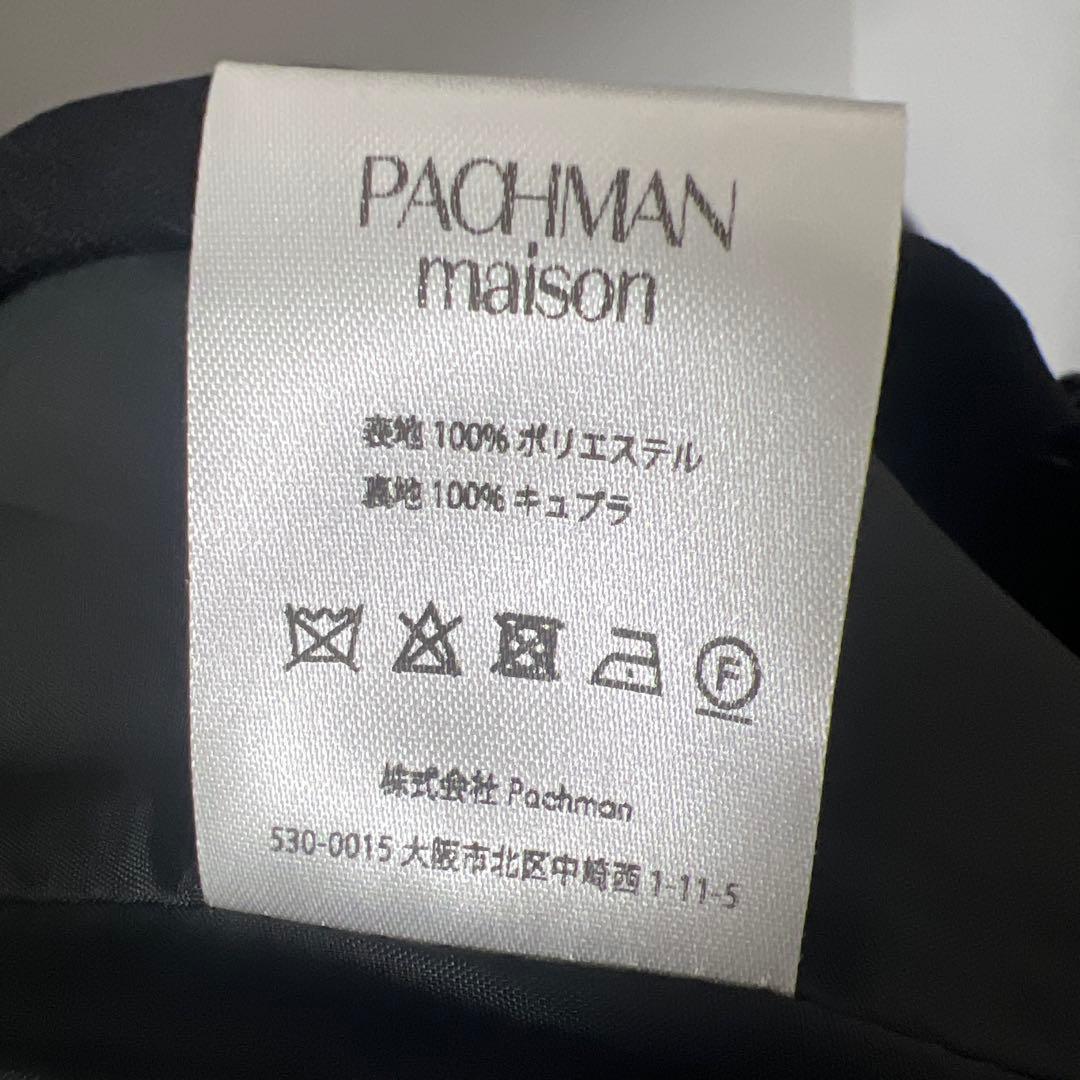Pachman 黒 ポンチョ・ケープコート