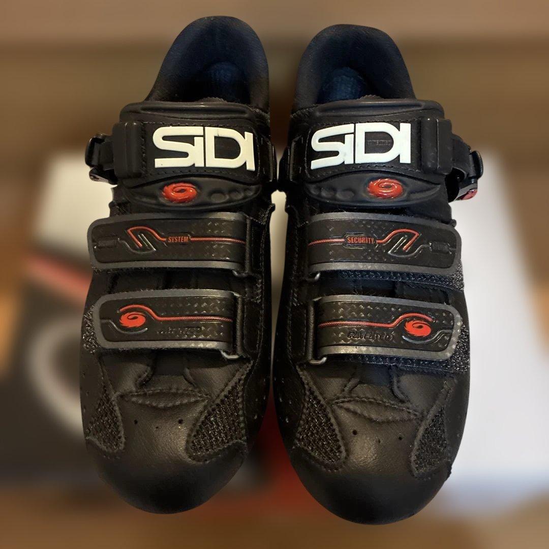 【SIDI】ロードバイク用シューズ ブラック ビンディング 靴 自転車 シディ