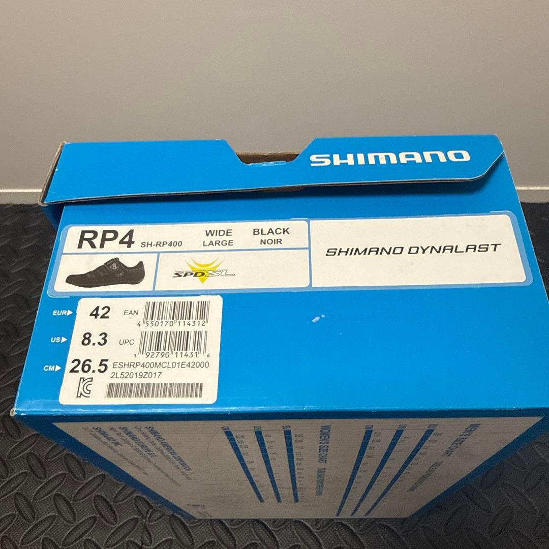 SH-RP400 shimano SPD-SL 42 26.5 ブラック