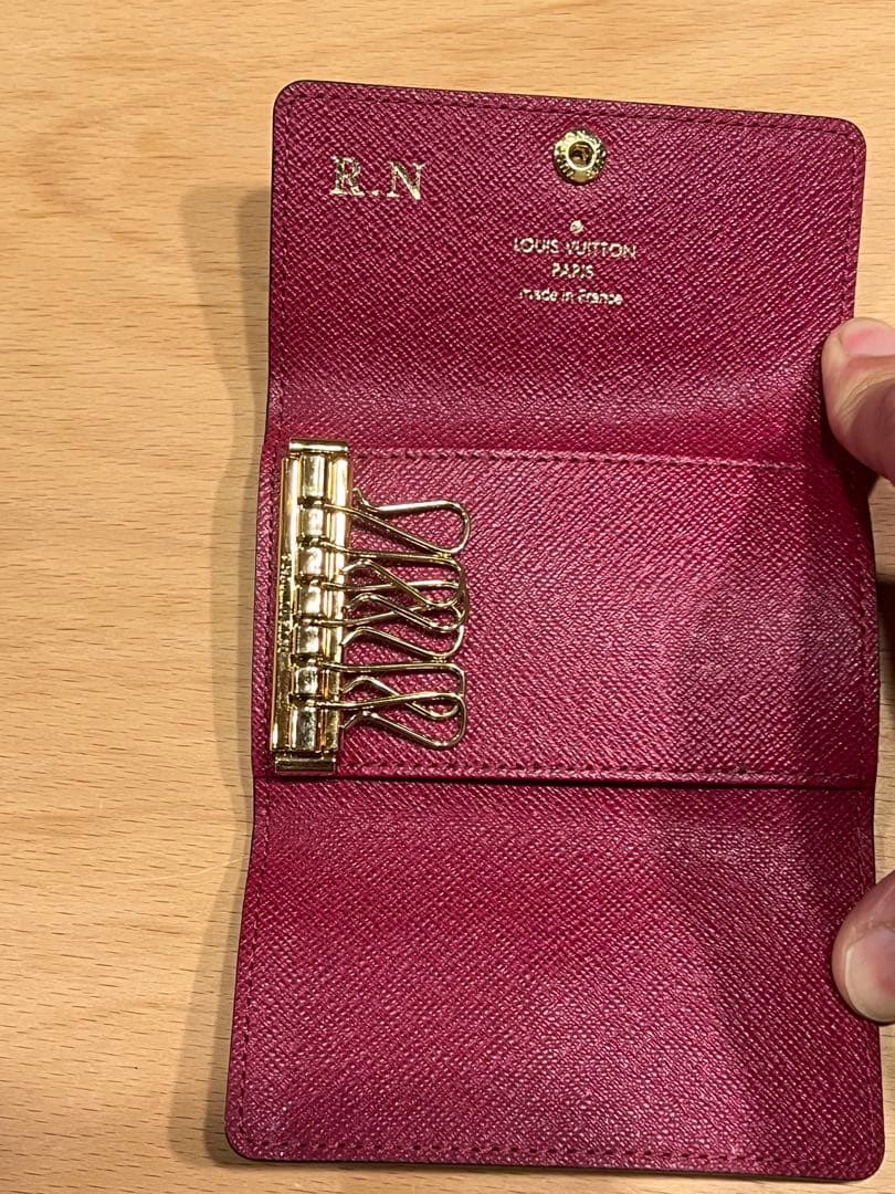 Louis Vuitton レザーキーケース ダークブラウン