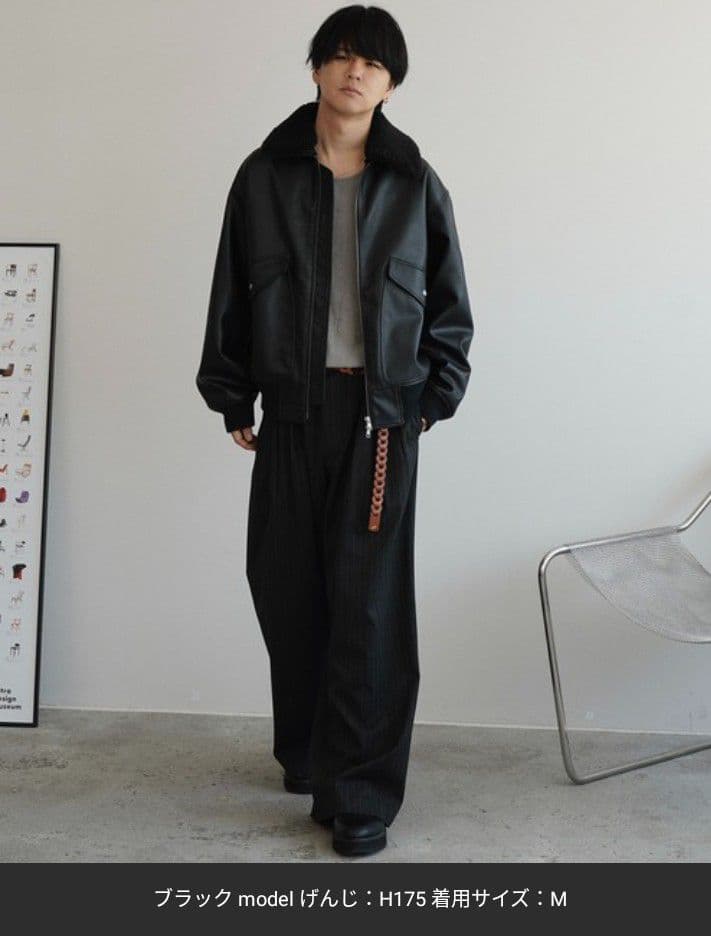 試着のみ WYM BOA FLIGHT BLOUSON