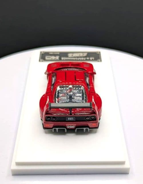 1/64 デーモンキング LBWK F40(ガルウイング開閉)　レッド