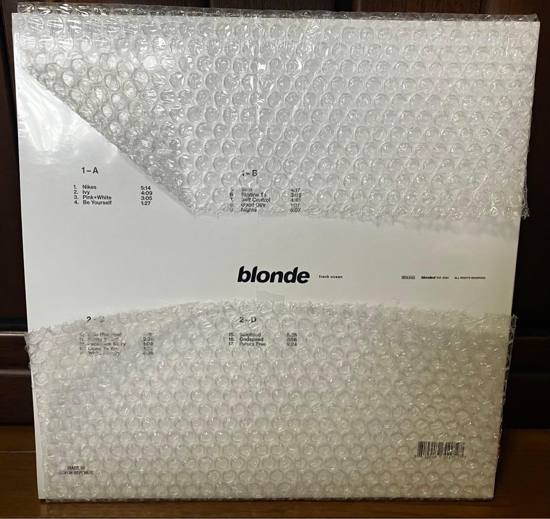 frank ocean blond blonde 2LP レコード