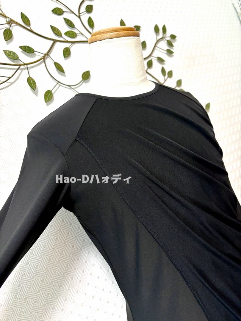 新品★社交ダンス★ラテン★メンズ★シャツ★メッシュドレープ★M