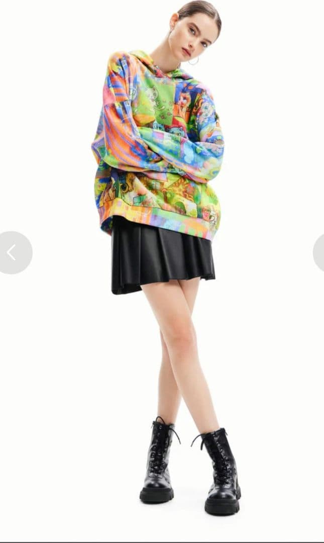 Desigual × maria escote　猫　 スウェットロングスリーブ
