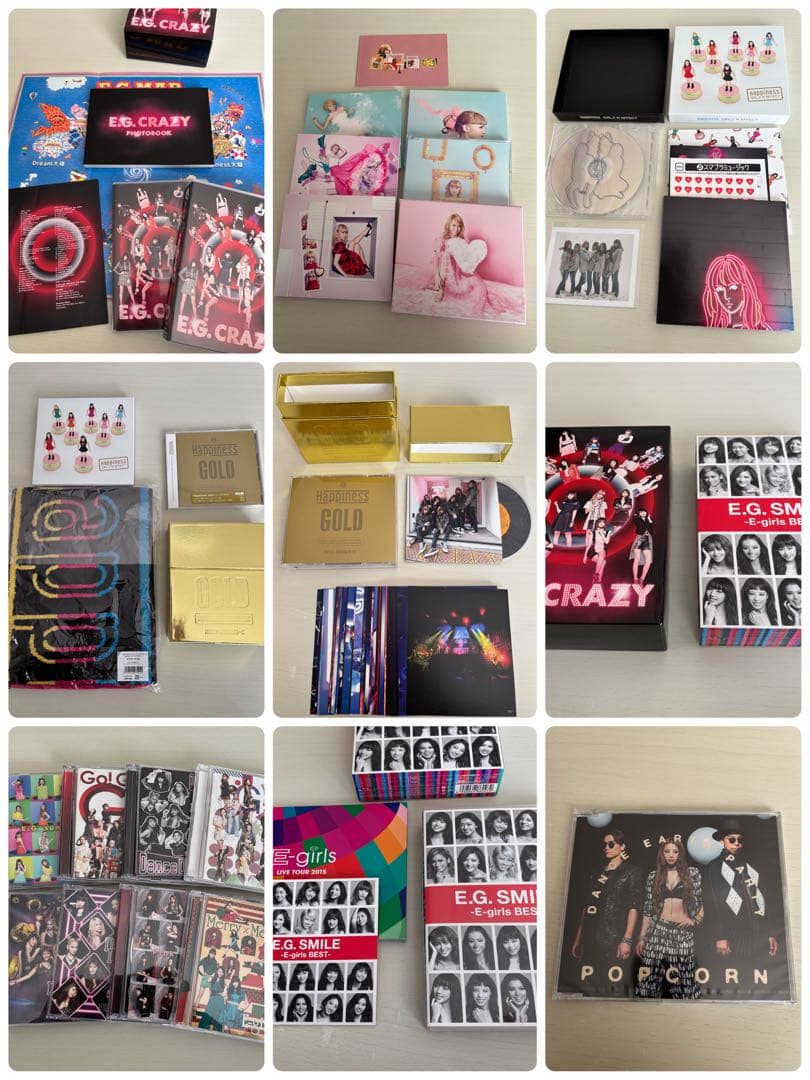 E-girls,Dream Ami,Happiness等CD/DVD セット