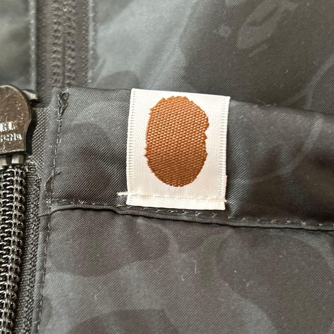 A BATHING APE 迷彩柄 ダウンベスト Lサイズ