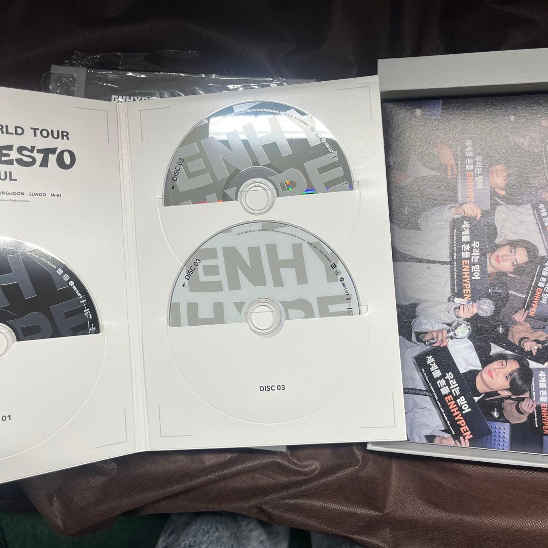 ENHYPEN TOUR MANIFEST SEOUL DVD ニキ　新品
