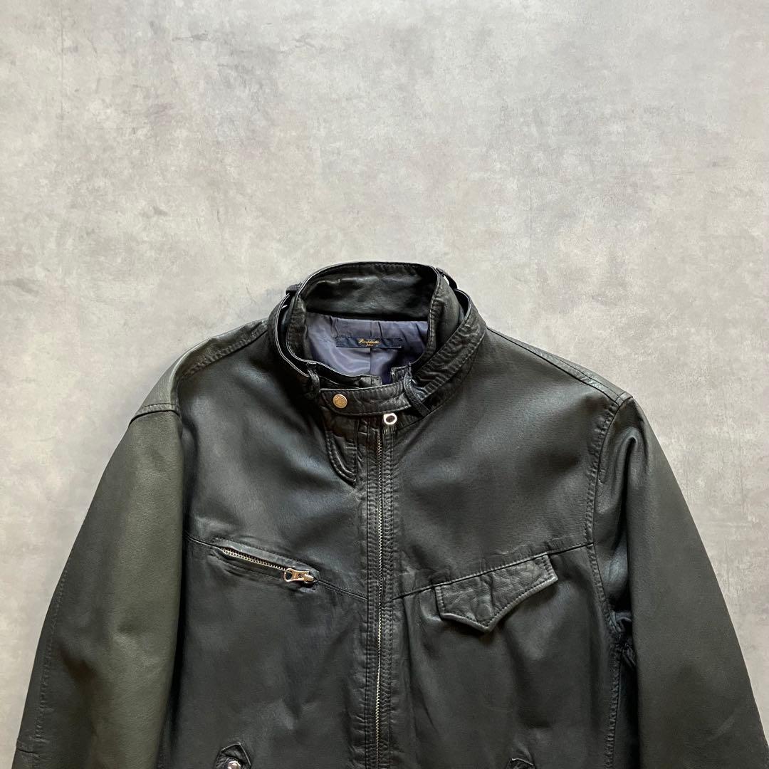ジャケット・アウター 00s y2k archive gimmick leather jacket