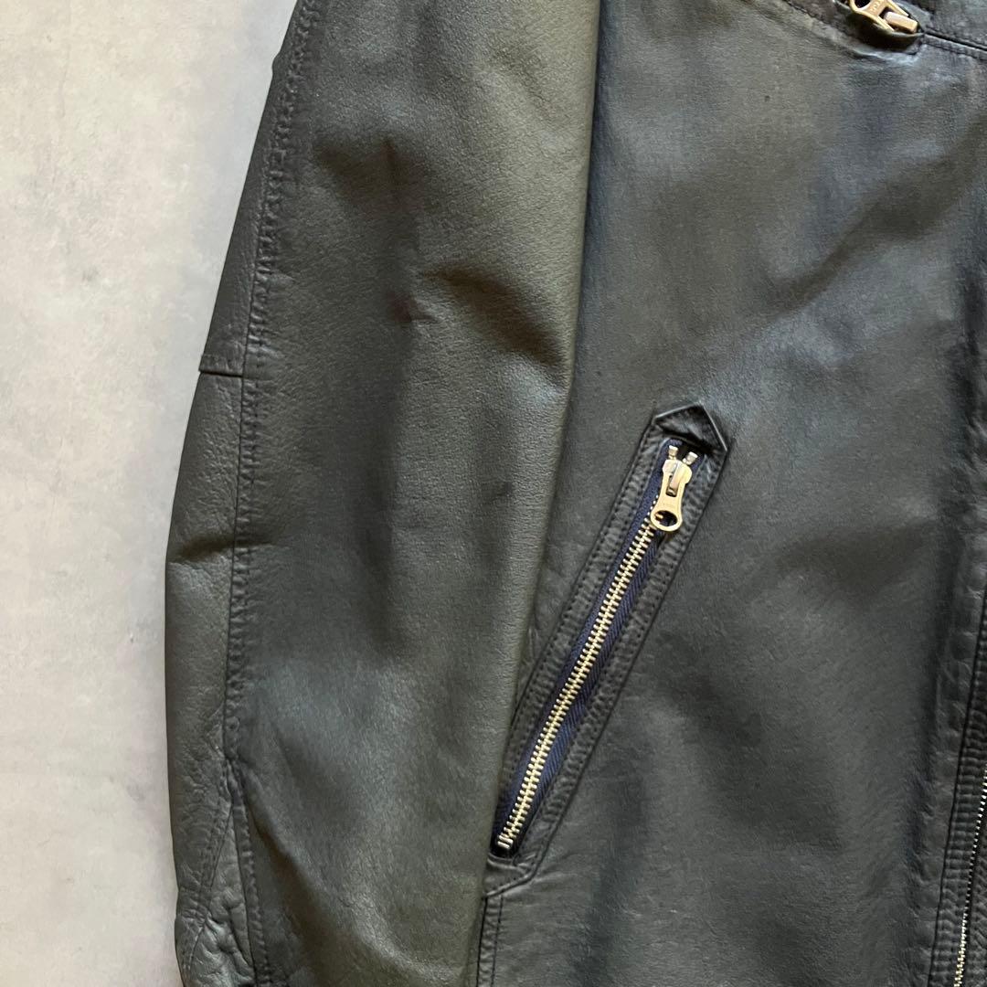 ジャケット・アウター 00s y2k archive gimmick leather jacket