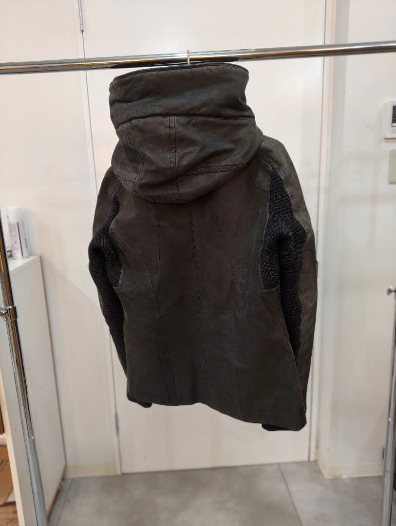 CALF SKIN レザーライダースJKT SISTERE