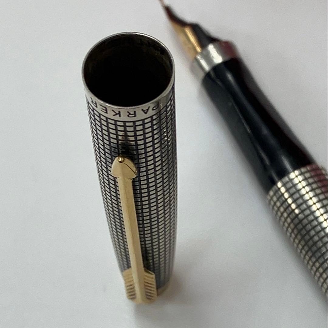 【希少】【ヴィンテージ】PARKER STERLING SILVER万年筆