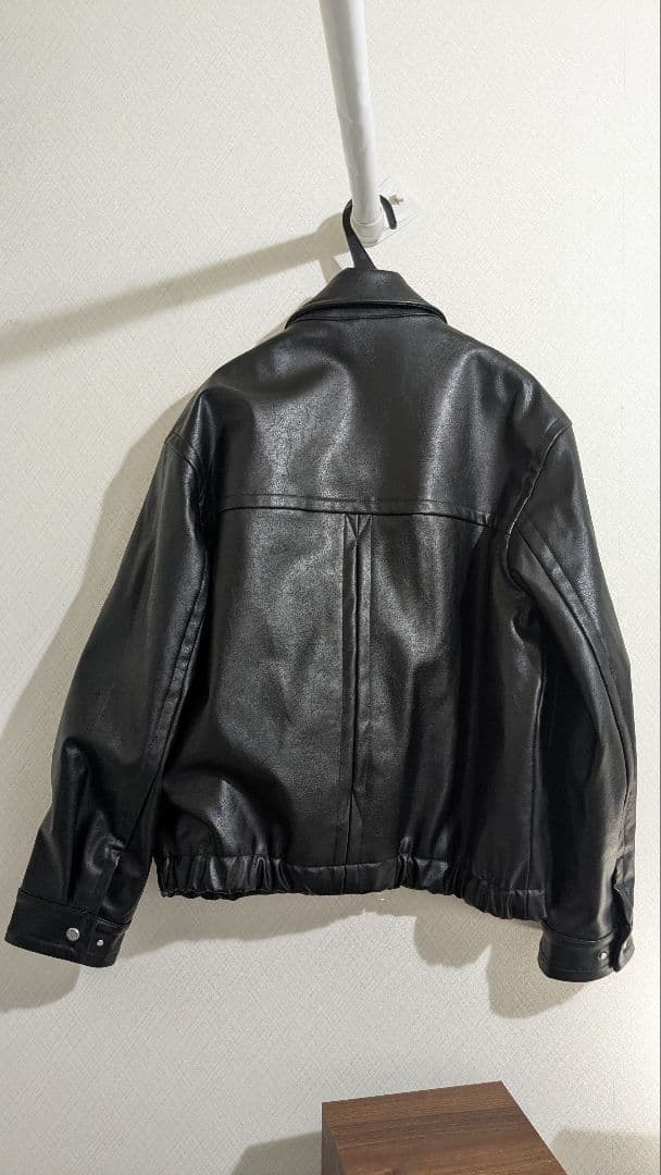 ジャケット・アウター WYM ARTIFICIAL GRAIN ZIP BLOUSON