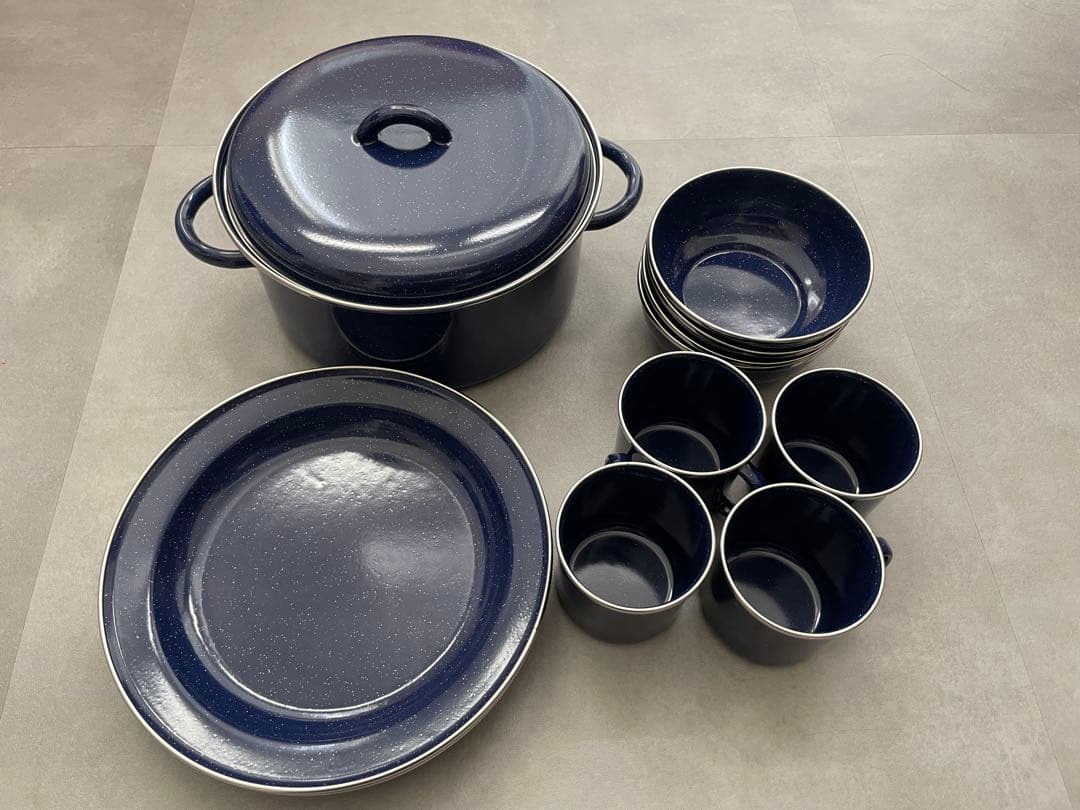 ホーロー食器セット キャンプ用品