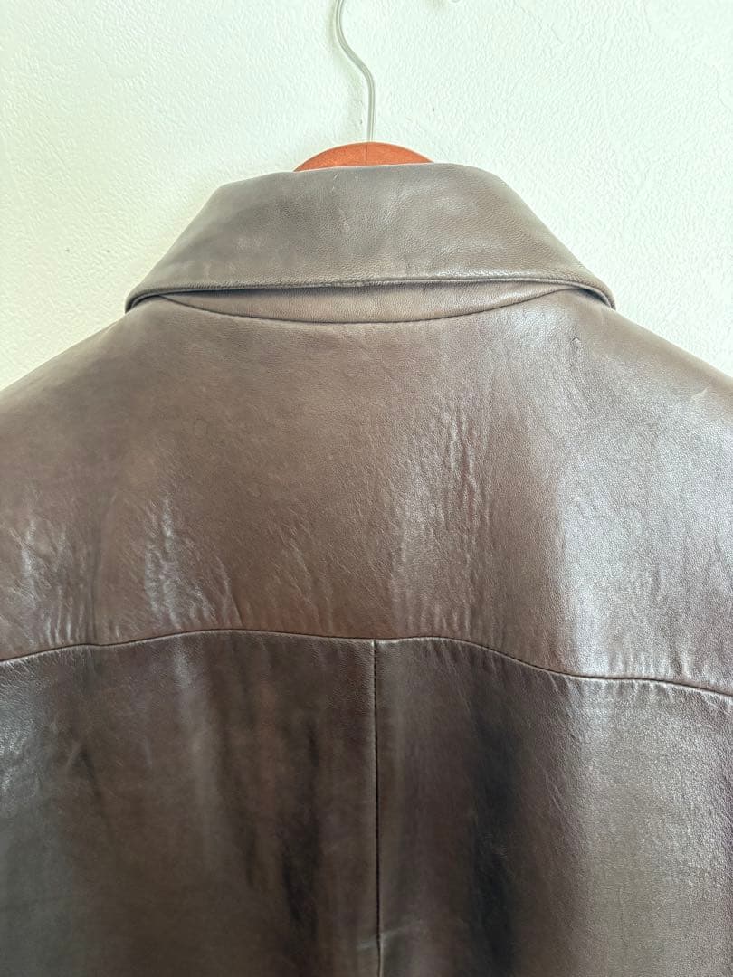 Brooks Brothers 90’s レザージャケット ブラウン カナダ製