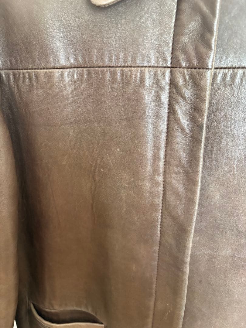 Brooks Brothers 90’s レザージャケット ブラウン カナダ製