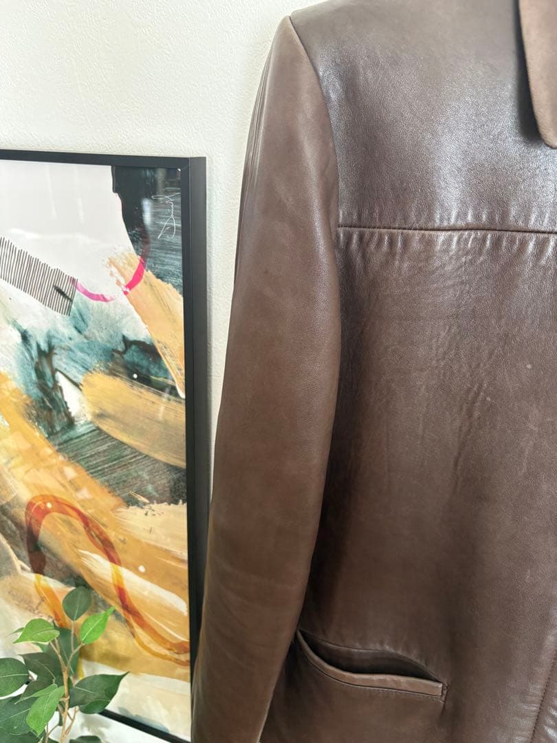 Brooks Brothers 90’s レザージャケット ブラウン カナダ製