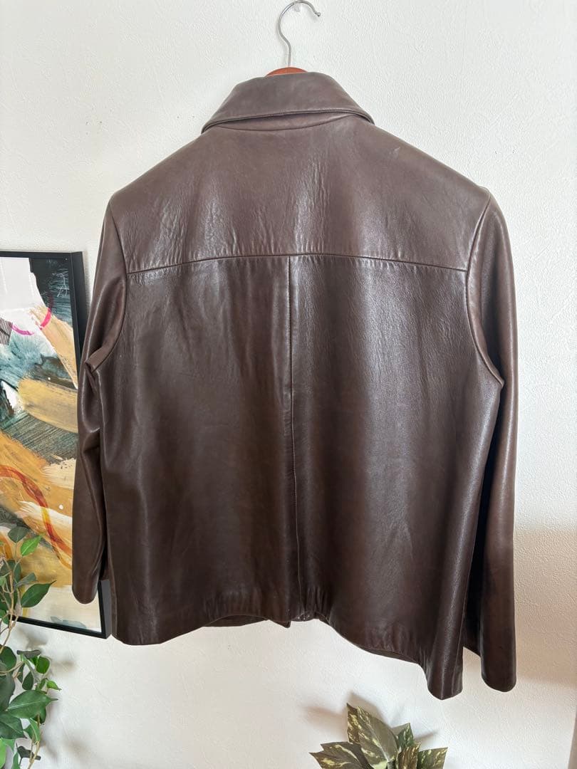 Brooks Brothers 90’s レザージャケット ブラウン カナダ製