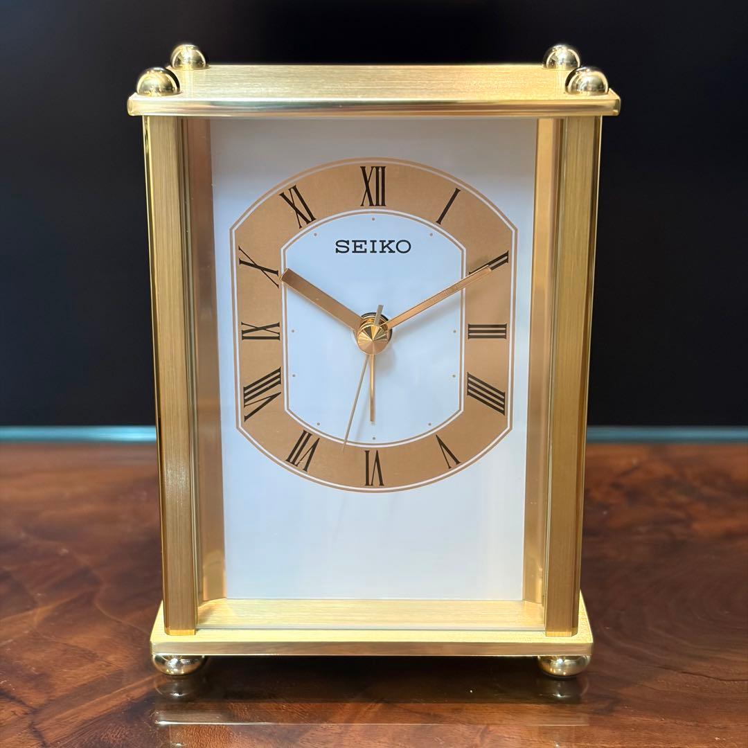 SEIKO セイコー 置き時計【QK733G】