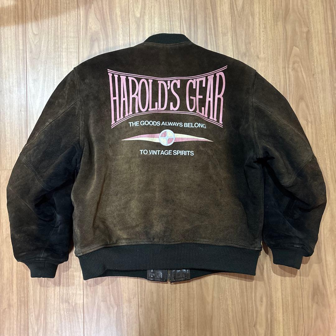 d*2様 日本製 HAROLDS GEAR ハロルズギア 牛革 スエード レザー