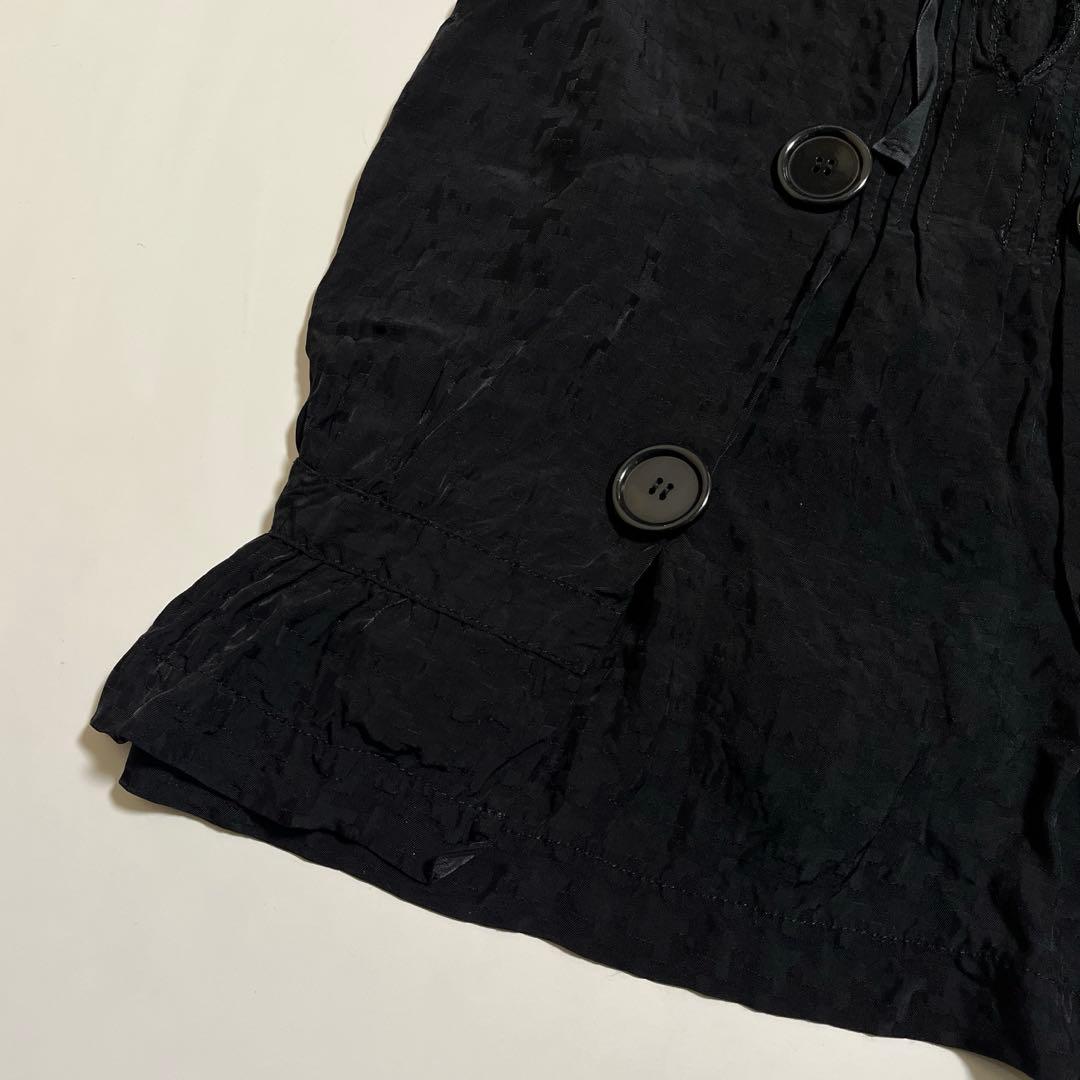 tricot COMME des GARÇONS ベスト ブラック レーヨン M