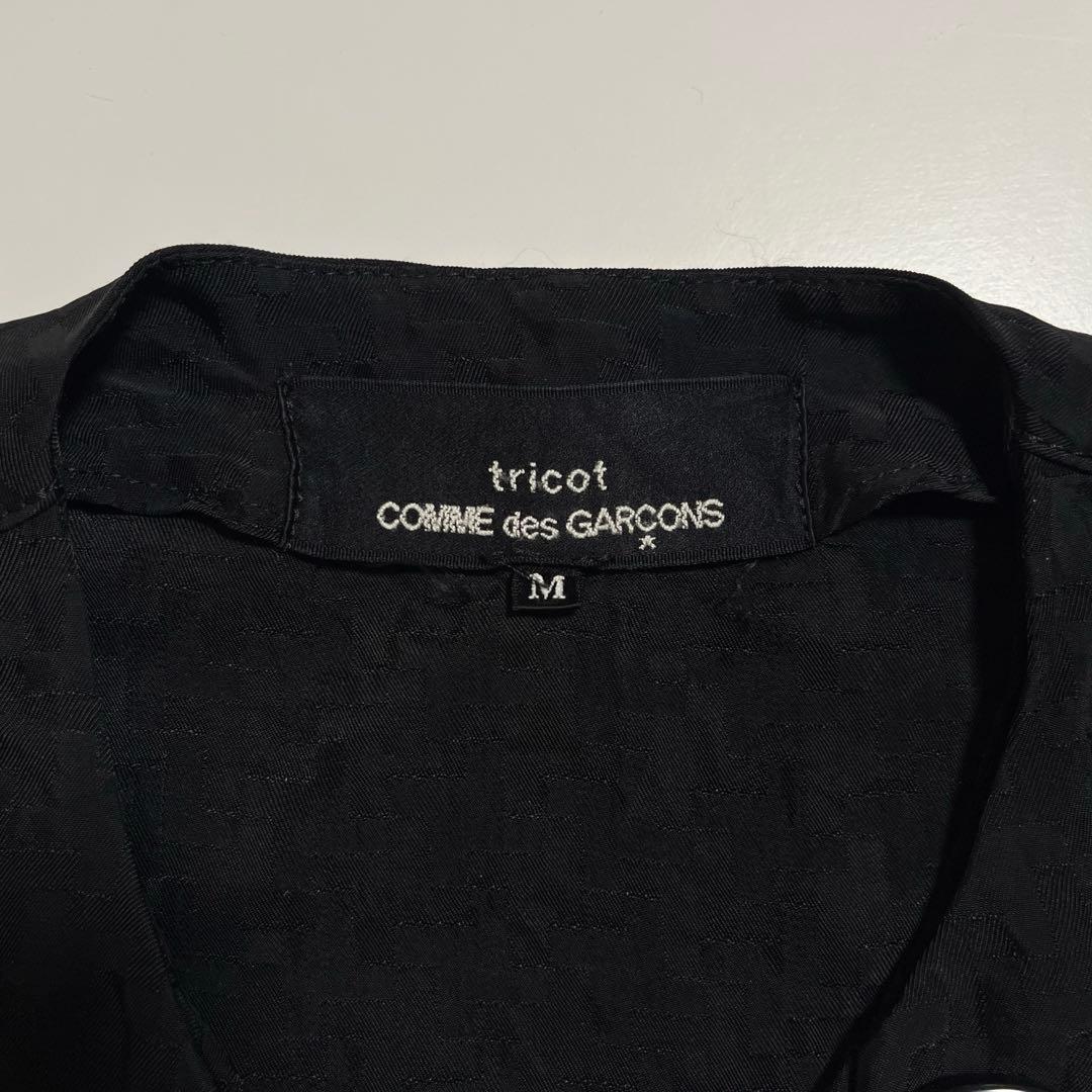tricot COMME des GARÇONS ベスト ブラック レーヨン M