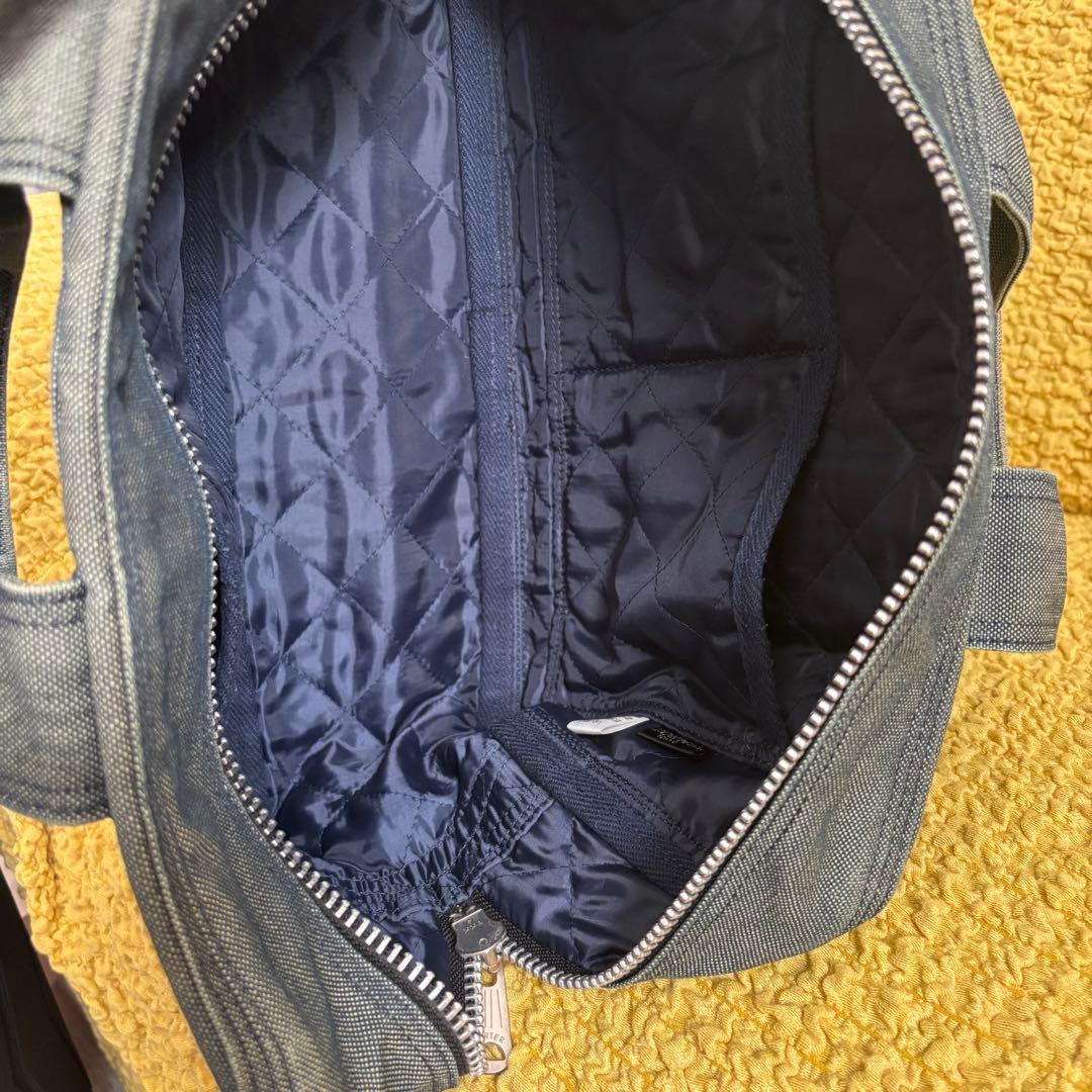 PORTER デニム トートバッグ ダークグレー