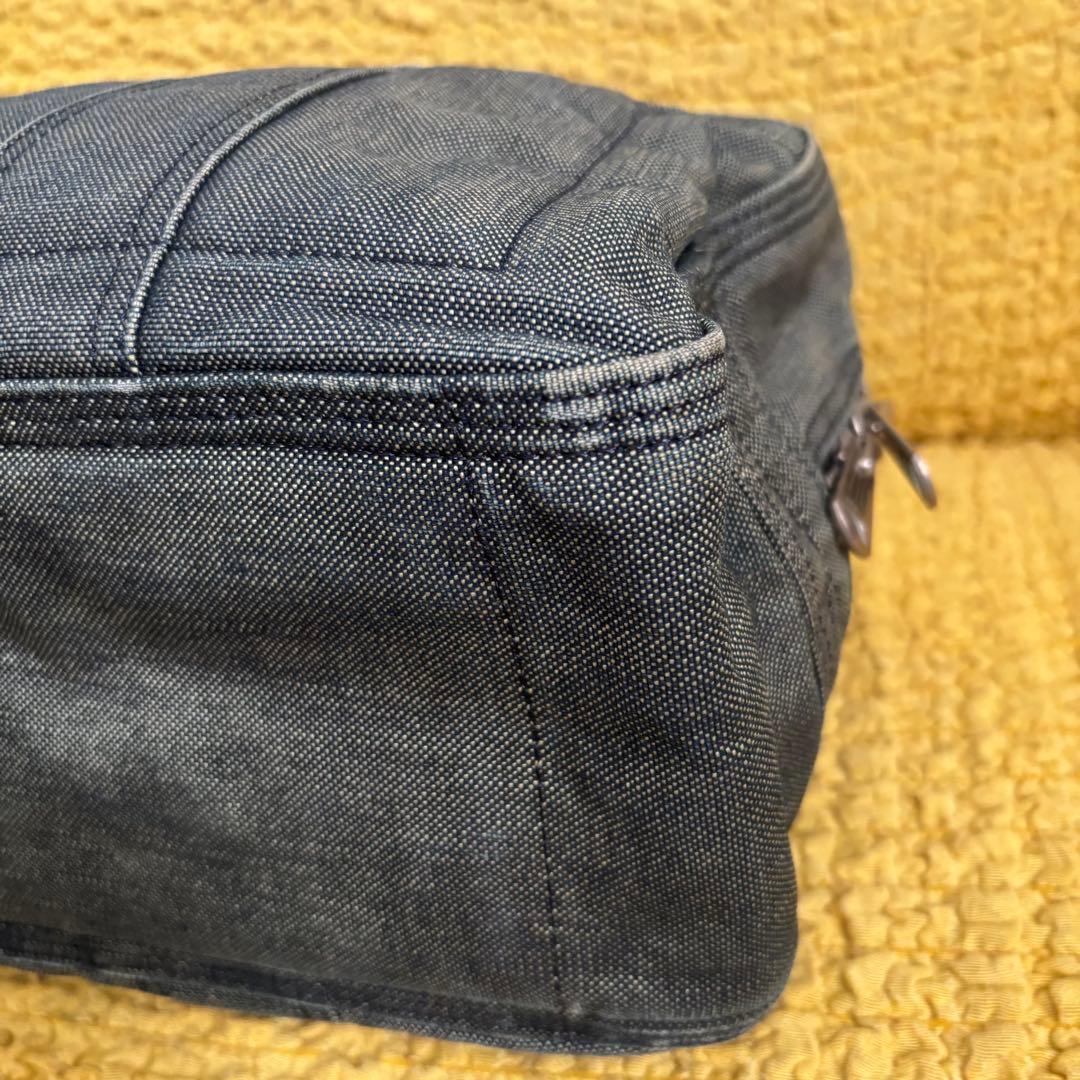PORTER デニム トートバッグ ダークグレー