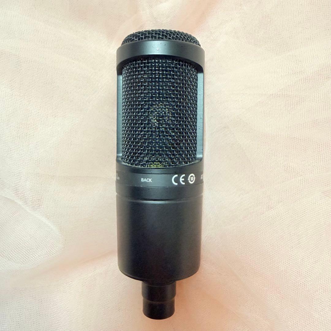 猫背 audio-technica AT2020 コンデンサーマイク