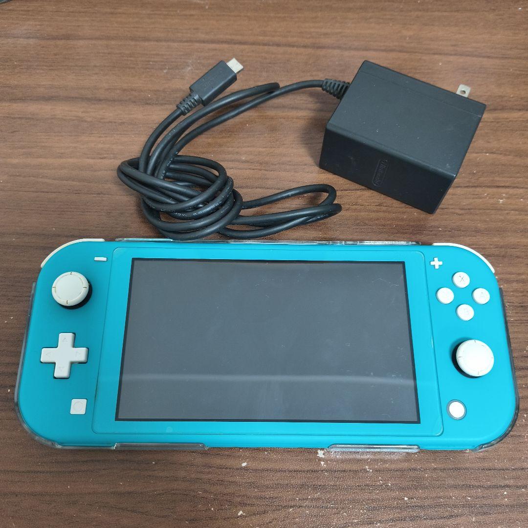 Nintendo Switch Lite ターコイズ 充電器付きジャンク品
