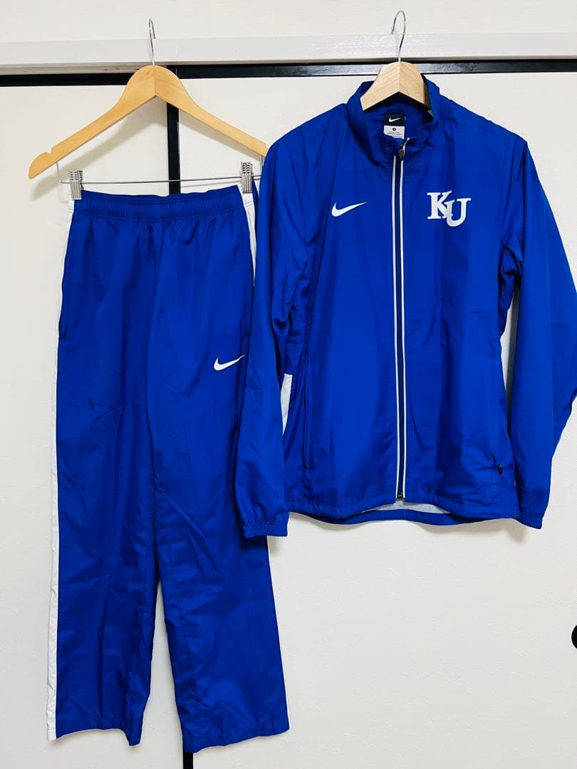 Nike KUロゴ 青 ジャケット パンツセット S