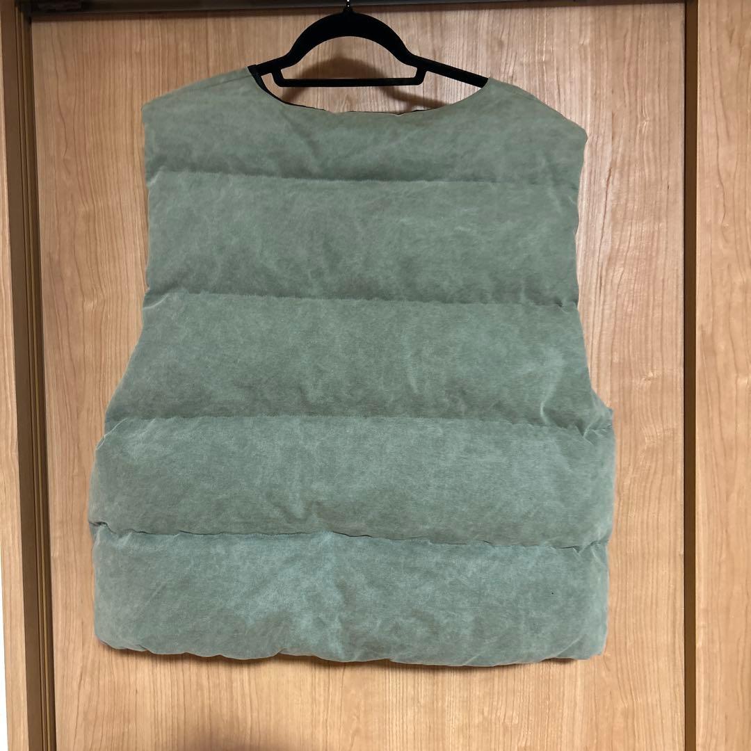 ジャケット・アウター ASKYURSELF MILITARY CANVAS PUFFER VEST