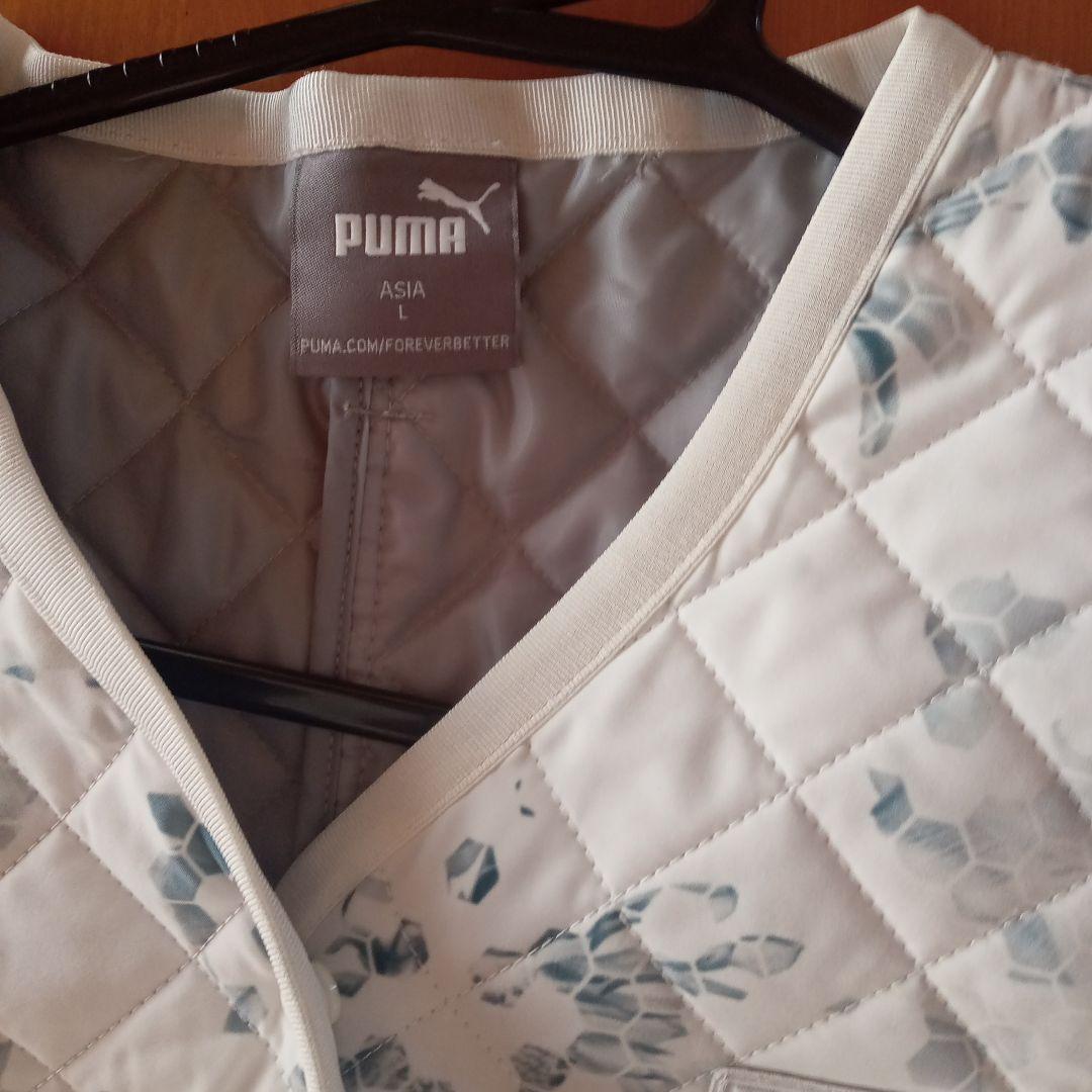 PUMA 花柄キルティングジャケット Lサイズ