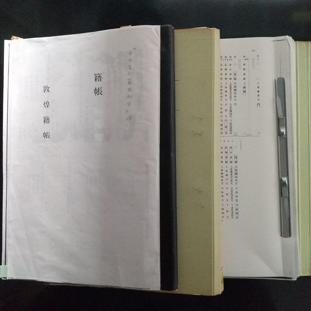 中国古代籍帳研究(古代の中国や日本の戸籍様文書を研究していく上で最も大切な本)