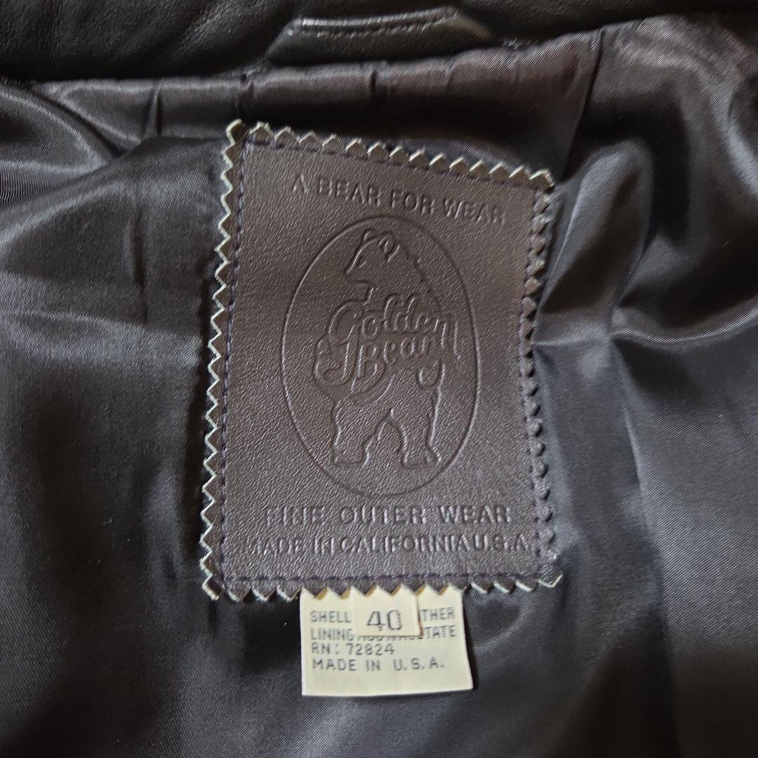 GoldenBear レザージャケット ゴールデンベア メンズ レザージャケット