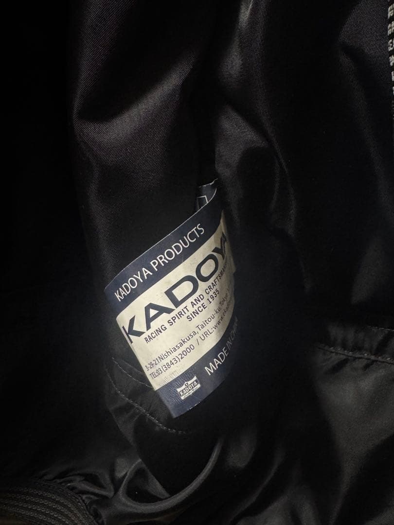 KADOYA カドヤ N-3R レザー サイズ4L パット無し